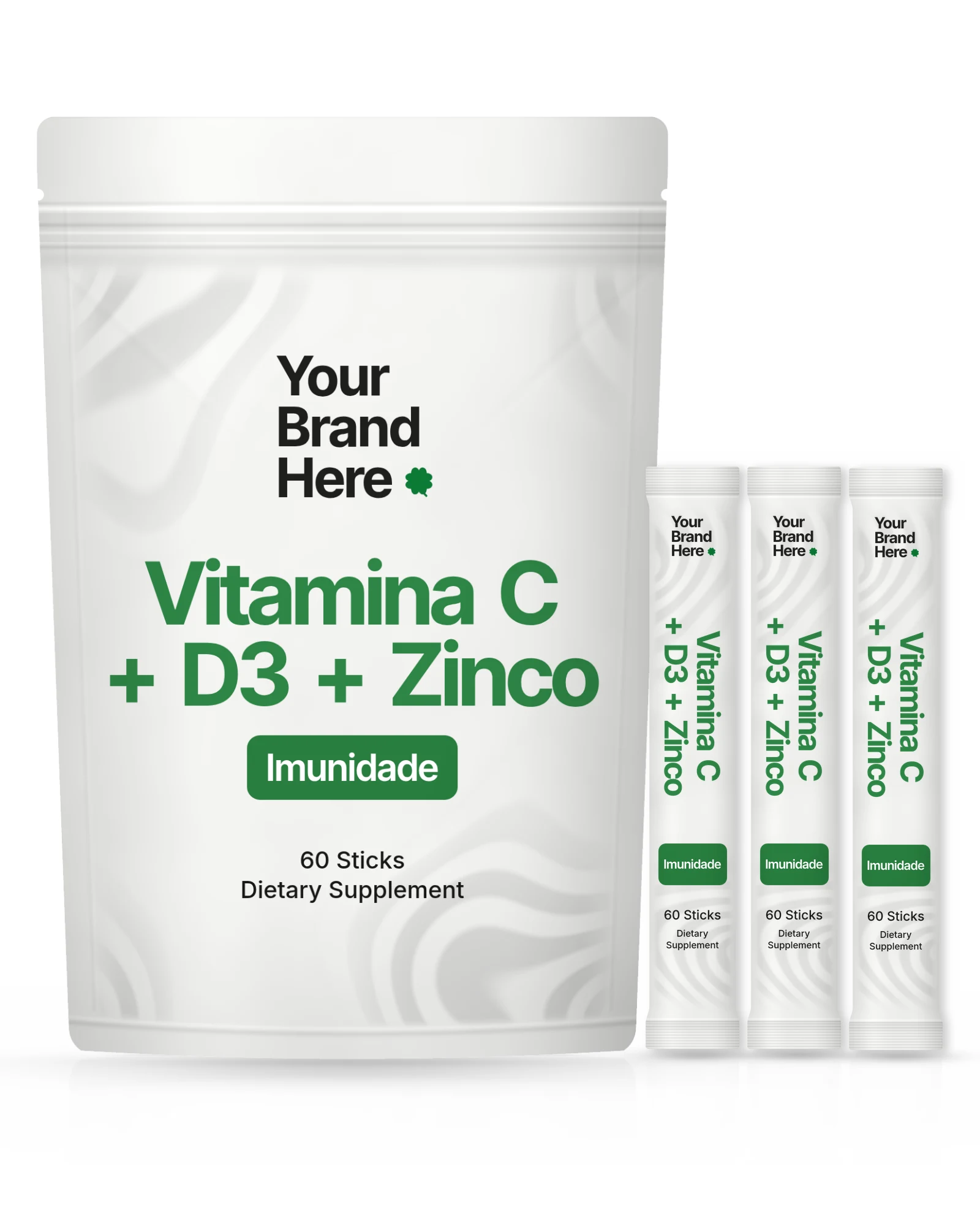 Vitamin C + D3 + Zinc — Powder