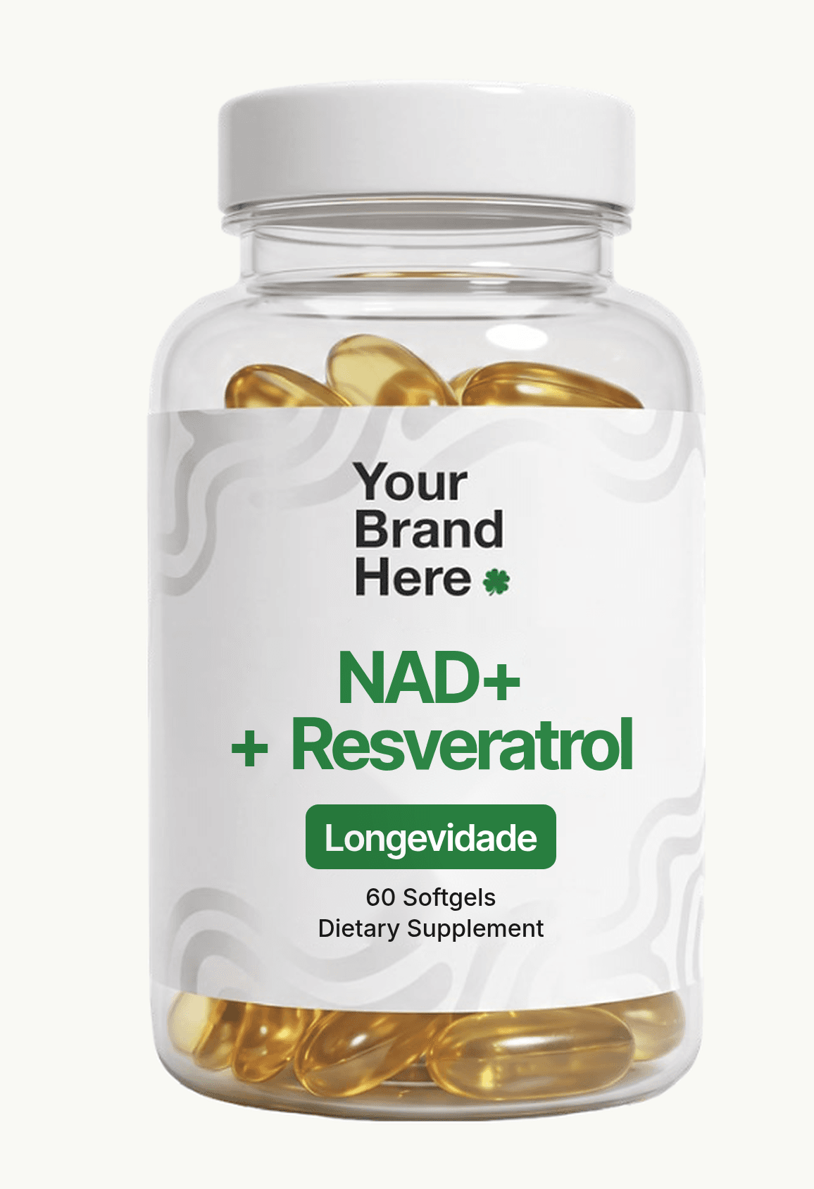 NAD+ + Trans-Resveratrol (Longevidade)