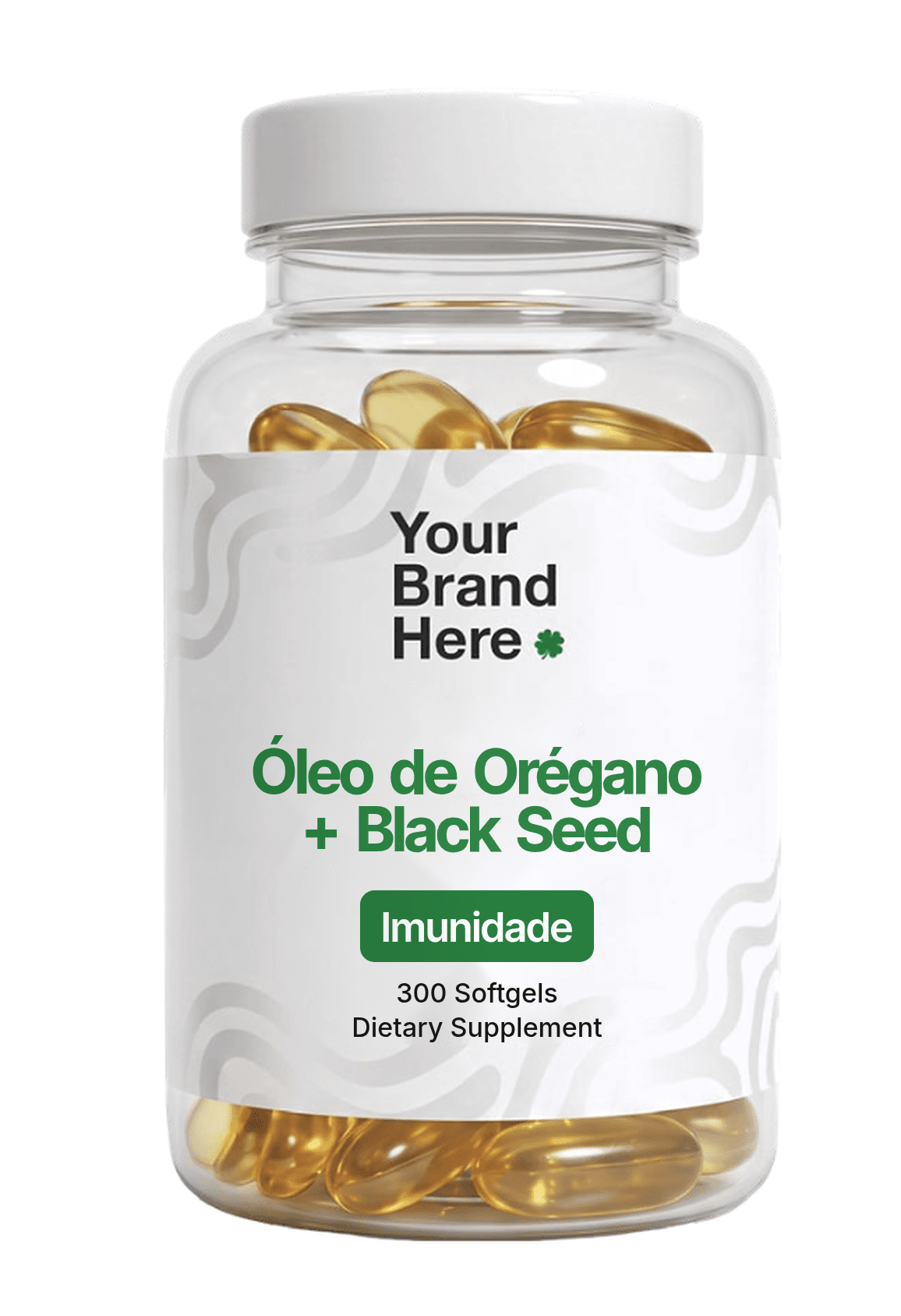 Óleo de Orégano + Black Seed — pote